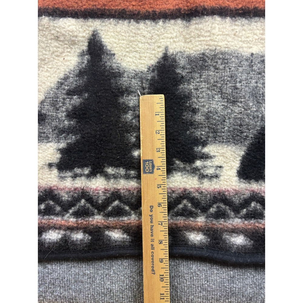 Earth Ragz Yosemite National Park Blanket Unisex OS Burgundy Bear Fleece Throw - Picture 4 of 6
